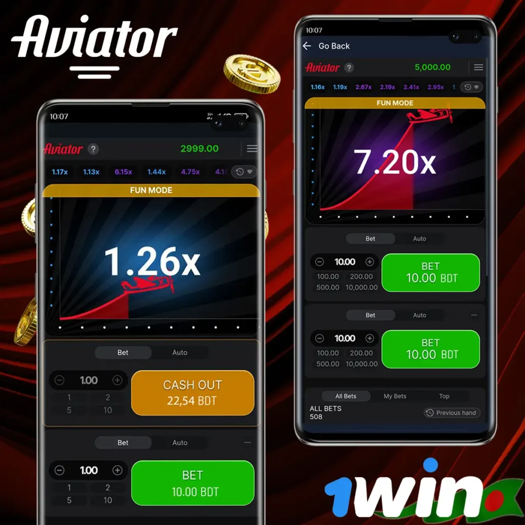 Place a bet on Aviator 1Win Bangladesh